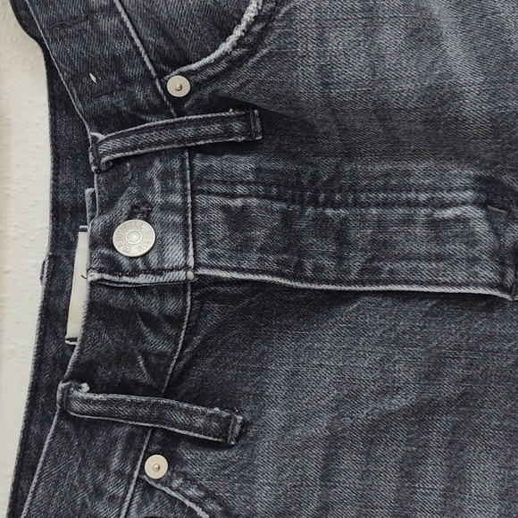 Madewell Relaxed Denim Shorts Black / Gray Style AJ243 Size 28 - Picture 4 of 9